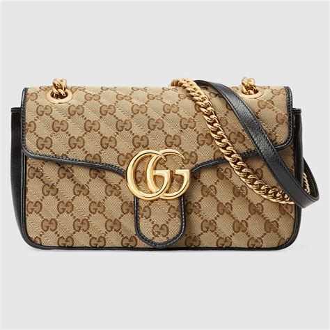 gucci monogram canvas bag